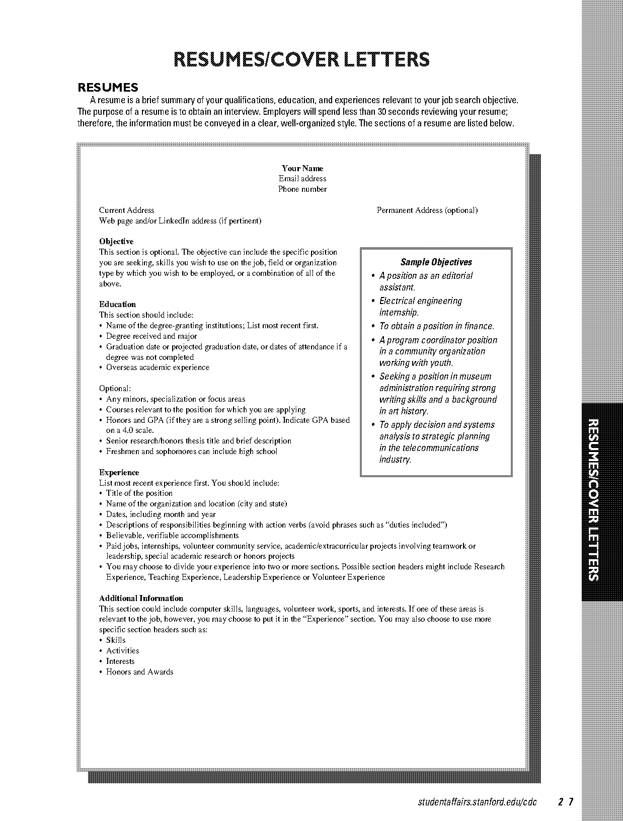 cover letter for a faxed resume